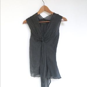 Marc Le Bihan silk top